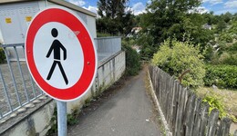 Abkürzung für Fußgänger vom Tageberg in die Innenstadt ist seit Jahren gesperrt