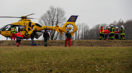 Nach Arbeitsunfall: Forstarbeiter mit Hubschrauber ins Krankenhaus
