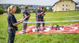 Nachgefragt: Drohnenstaffel Neuhof während Indienststellung direkt im Einsatz