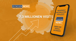 OSTHESSEN|NEWS erstmals mit 7,3 Millionen Besuchen - und das ist Ihr Vorteil