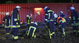 Übung in der Nacht: Über 400 Einsatzkräfte rund um den Schalkenbergtunnel