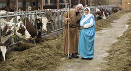 Klein-Bethlehem in Haimbach: Gottesdienst an Heiligabend im Stall von Antonius