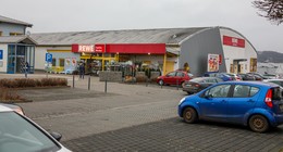 Rewe-Markt wird abgerissen - Übergangslösung in Angersbach