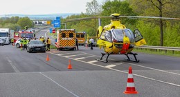 Fünf Verletzte nach Unfall bei Rothemann - Rettungshubschrauber gelandet