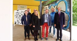 Stadt schafft legale Möglichkeit zum Sprayen an Brücke in Neuenberger Straße