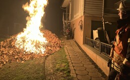 Am Donnerstagmorgen: Feuerschein "Am Honert" im Stadtteil Schwabenrod