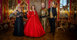 Prinzenpaar Nadja & Marco Aberetti Beautycus LXXXI. glänzt in rot und gold