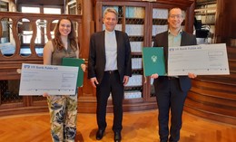 Josef-Leinweber-Preis für Dr. Joelle Weis und Johannes Peter