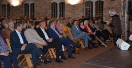 Dietrich Faber begeisterte beim Kulturabend im ausverkauften Lokschuppen