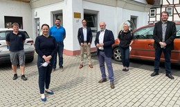 Besuch des Fraktionsvorsitzenden der Landtagsfraktion René Rock beim E-Werk
