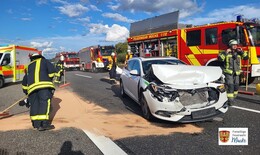 Auf der A5: Vier Fahrzeuge in Unfall involviert mit mehreren Verletzten