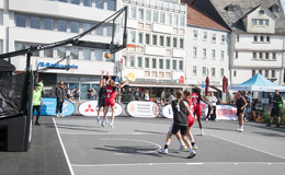 3x3-Basketball: Neue Sportart zu Gast in der Bad Hersfelder Innenstadt