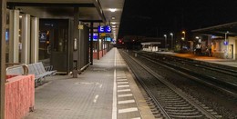 Wenig los am Bahnhof: Pendler scheinen auf Bahnstreik gut vorbereitet zu sein