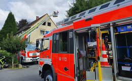 Dachstuhlbrand in Staatsbad: Wohnräume nicht mehr bewohnbar