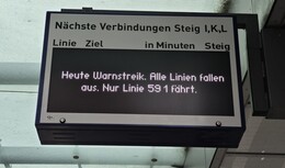 Viele Linien in Osthessen fallen aus - Auch Schulbusse vom Streik betroffen