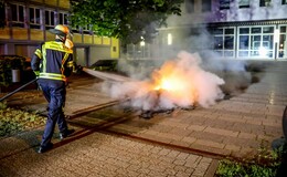 Diebische Vandalen unterwegs: Einbrüche und brennende Mülltonnen