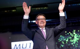 Ministerpräsident Boris Rhein ist mit 97,96 Prozent neuer Chef der CDU Hessen