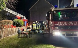 Feuer in Dachgeschoss: Wohnhaus in Aua zerstört - 400.000 Euro Sachschaden
