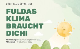 2023 Baumsetzlinge – Fuldas Klima braucht Dich!