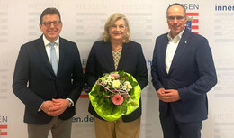 Innenminister Peter Beuth verabschiedet Margarete Ziegler-Raschdorf