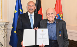 Hohe Auszeichnung für Ortsvorsteher Heinrich Stiebing aus Oberjossa
