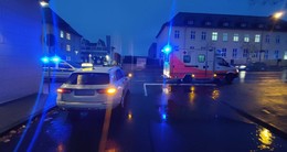 Einsatz in der Leipziger Straße: Unfall zwischen Fahrrad und Taxi