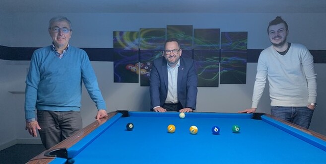 Foto: Bensing und Reith - Drei Garanten für den Erfolg der SG Johannesberg: Lothar Plappert, Alexander Peer und Erik Köhler (von links).