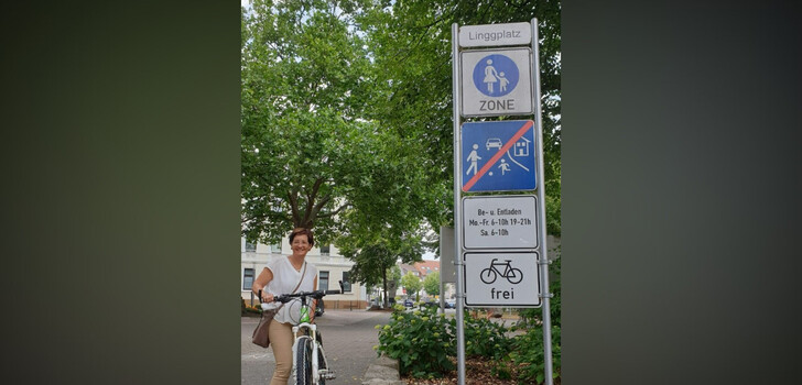 Bürgermeisterkandidatin Anke Hofmann möchte ein besseres Radwegekonzept für Bad Hersfeld initiieren.