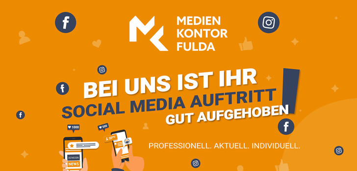 Medienkontor Fulda hilft Ihnen, Ihr Unternehmen und Ihre Produkte auf Social Media professionell zu präsentieren