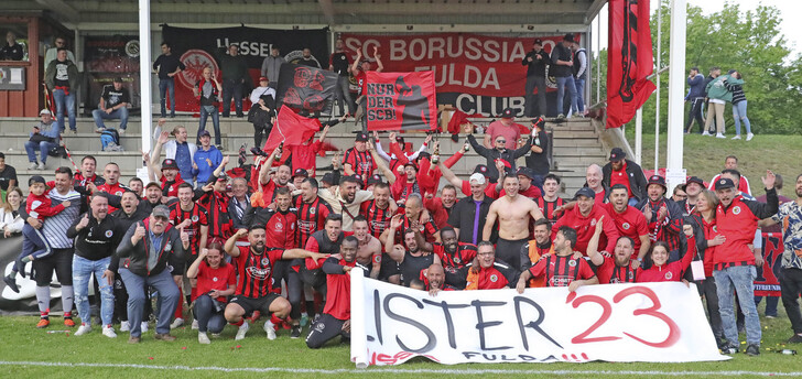 Meister der A-Liga Fulda und Aufsteiger in die Kreisoberliga: der SC Borussia Fulda