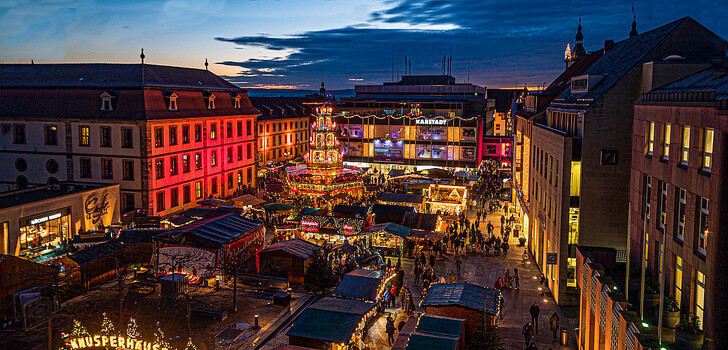 Der Fuldaer Weihnachtsmarkt wird am 24. November eröffnet und dauert bis 23. Dezember.