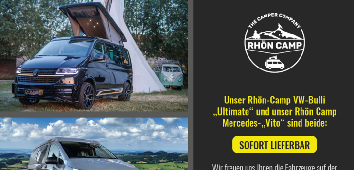 Diese Fahrzeuge und vieles mehr sind auf der "camper&vans" Messe in Fulda zu bestaunen.