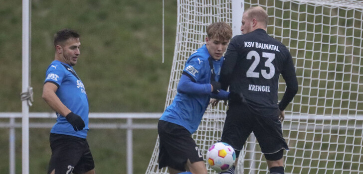 Durch den Sieg gegen den SV Steinbach grüßt der KSV Baunatal von der Tabellenspitze
