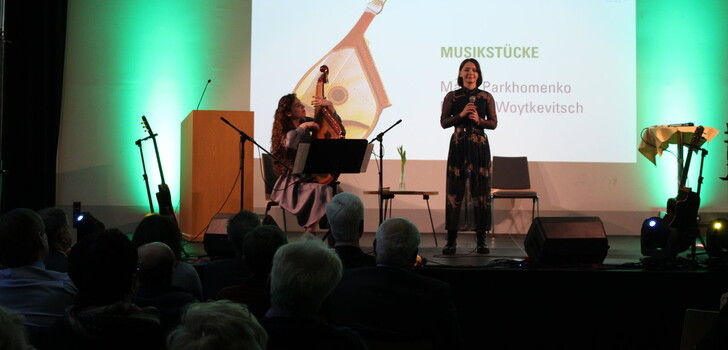 Tolle Atmosphäre beim Neujahrsempfang in Rotenburg, der unter anderem von musikalischen Elementen untermahlt wurde.