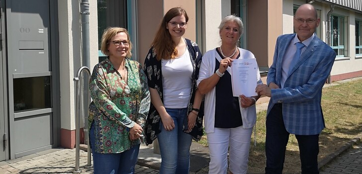 Freuen sich auf das Projekt (von links): Antje Reinmuth-Kaut, Sophia Löwe, Renate Loth und Carsten Röhrscheid