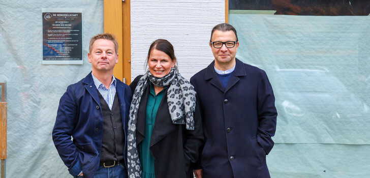 Sie haben etwas Großes vor (von rechts): Oliver und Annette Wehner sowie Jochen Breusch
