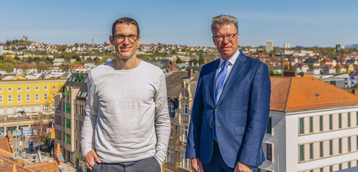 Michael Konow, Hauptgeschäftsführer der IHK Fulda mit Dr. Christian Gebhardt, Präsident der IHK Fulda