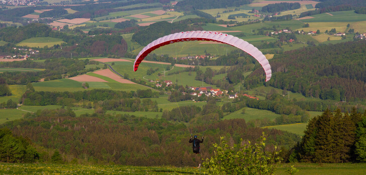 Die Wasserkuppe war am Wochenende die Heimat der besten Paragliding-Piloten der Welt