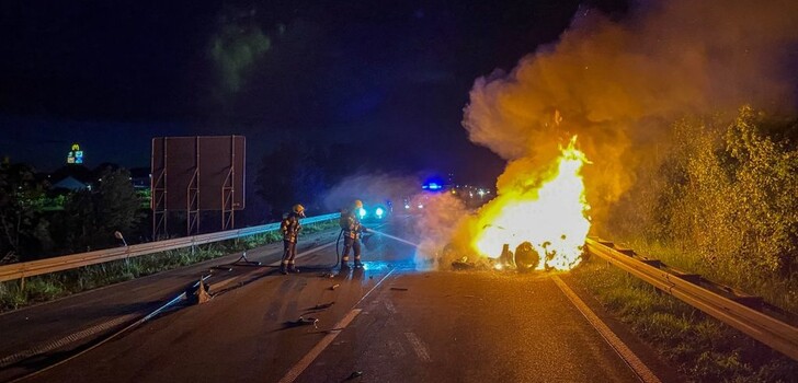 Bei einem Unfall auf der Autobahn 45 ist im Main-Kinzig-Kreis ein Autofahrer schwer verletzt worden