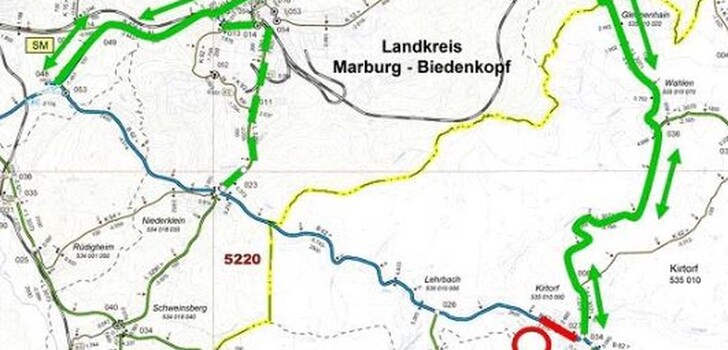 Die Arbeiten erfolgen in drei Bauabschnitten und sind insgesamt für ein Zeitfenster von Ende Juni bis Ende August 2022 angesetzt.