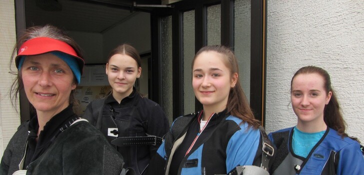 Starke Schützen: das Team des SV Wallenrod. Mit, von links: Tanja Klaus, Sara Flach, Finja Schönhals und Lena Charlene Möller