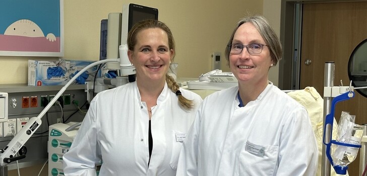 Dr. Carolin Blüml und Dr. Carmen Knöppel sind das neue Chefärztinnen-Duo der Kinderklinik.