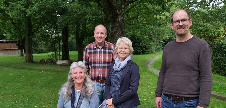Im Bild von links: Renate Loth, Fred Weißing, Karola Günther, Thomas Rudolph. Es fehlen: Ralf Dickel, Bernhard Bender