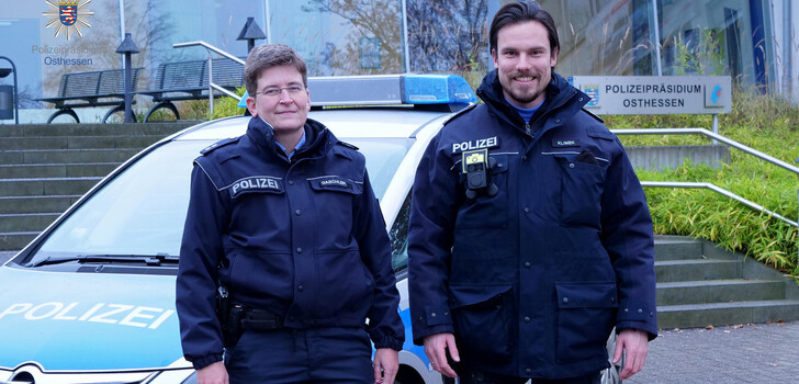 Seit rund vier Jahren sind die Polizeioberkommissare Madeleine Gaschler (41) und Kilian Klimek (30) ein Team.