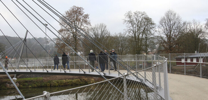 Die neue Fuldabrücke in Bad Hersfeld darf nicht beleuchtet werden