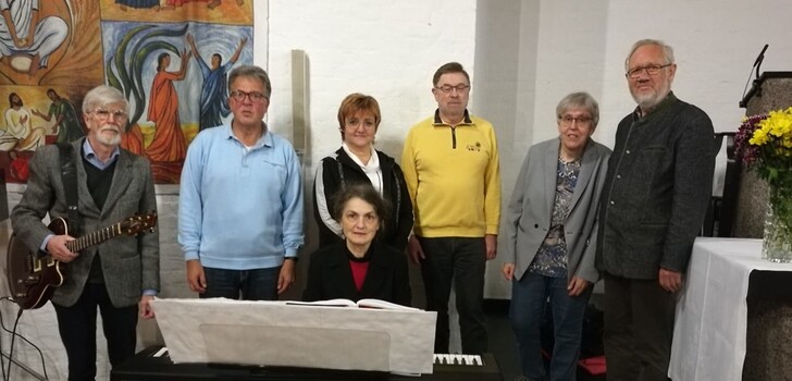 Jörg Bennedik, Christof Coninx, Martina Völker, Renate Bennedik (vorn), Wilfried Sandlos, Renate Hohmann, Uwe Hohmann
