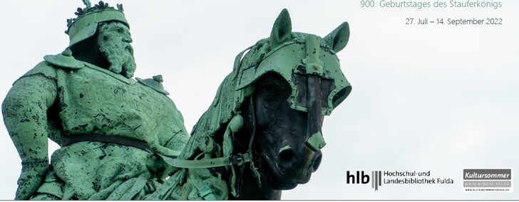 Anlässlich des 900. Geburtstages des Stauferkaisers Friedrich Barbarossa bietet die Hochschul- und Landesbibliothek Fulda vom 27. Juli bis 14. September ein umfangreiches Veranstaltungsprogramm für Jung und Alt an