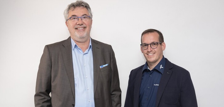Harry Bußfeld (l.), Geschäftsführer BußfeldSchiller und neuer Geschäftsführer Institut Fendel, und
Florian Schulz, Geschäftsführer BußfeldSchiller