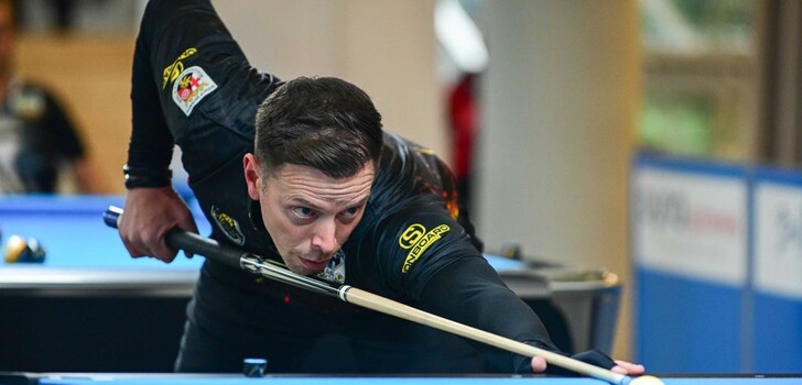 Im 9-Ball Bronze für Christoph Reintjes, der schon am Sonntag Deutscher Meister im 14/1 endlos wurde