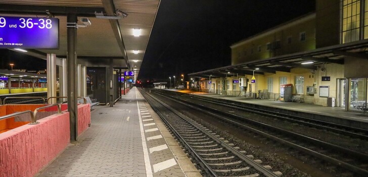 Der Fuldaer Bahnhof könnte - wie viele weitere Bahnhöfe - ab Mittwochabend leer bleiben.